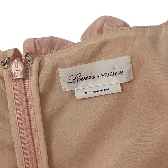 Lovers + Friends Acer Midi Dress - Pink and Yellow - Size M - Picture 5 of 7